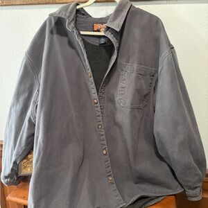 Duluth Trading Co Charcoal Button-Down Shirt